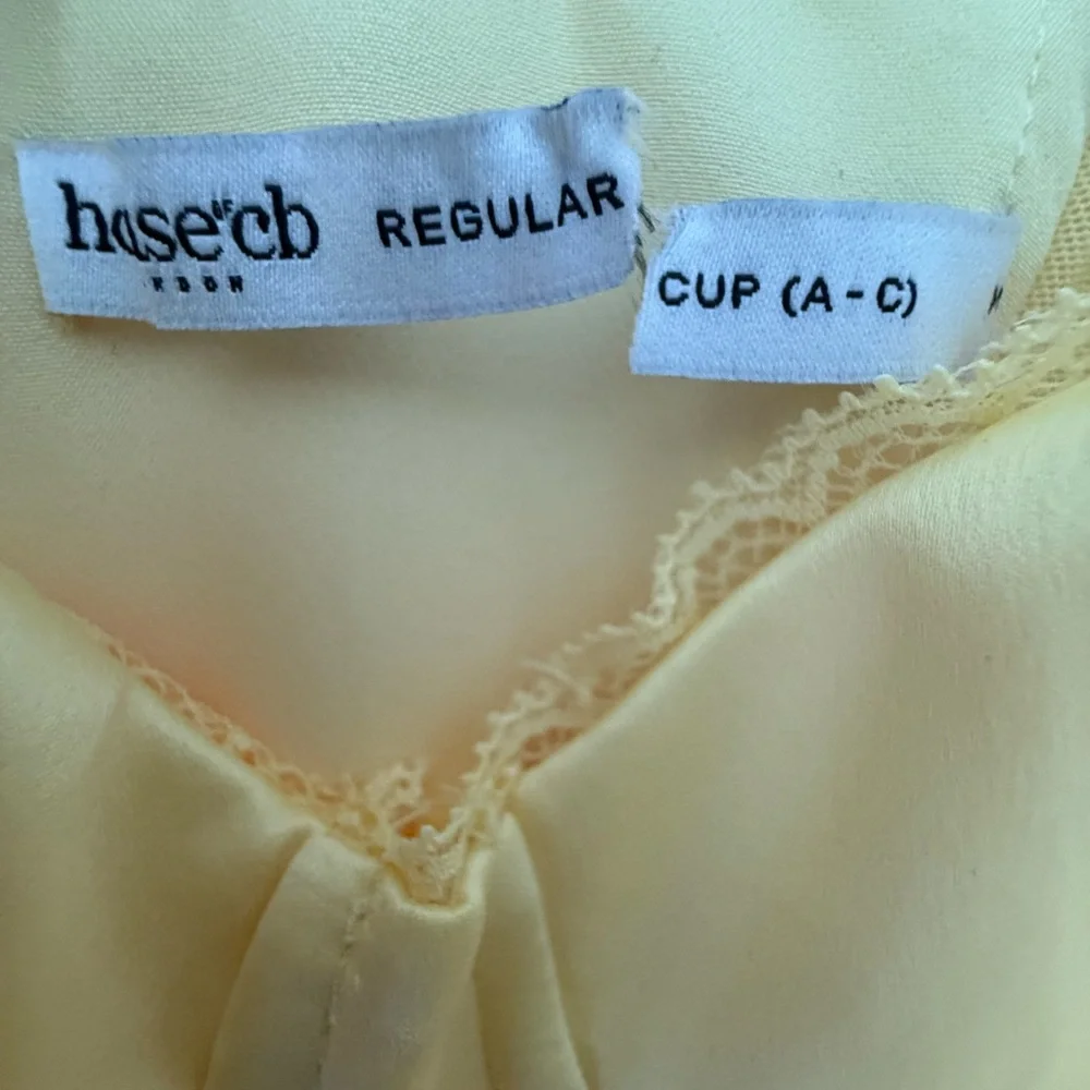 MADEMOISELLE Sunshine Yellow Satin Tulle Midi Dress - Picture 5 of 5